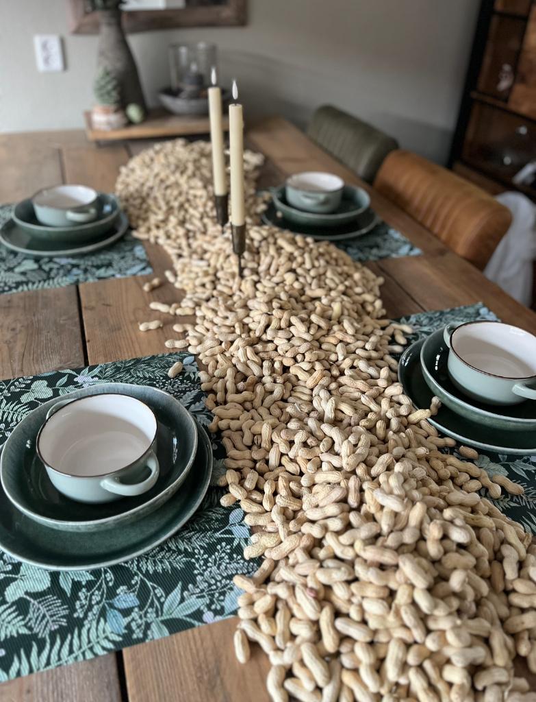 Servies groen Nordland, Huis en Inrichting, Keuken | Servies, Ophalen, Gebruikt, Bord(en), Effen