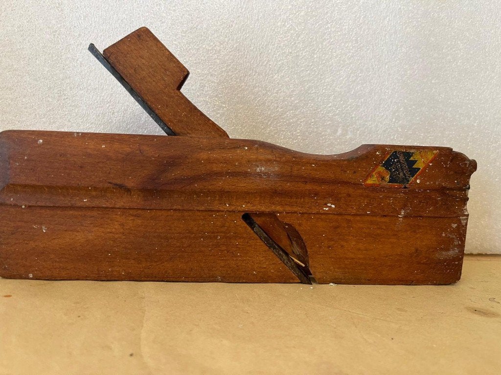 Antieke NOOITGEDACHT houtenschaaf in goede staat., Ophalen of Verzenden