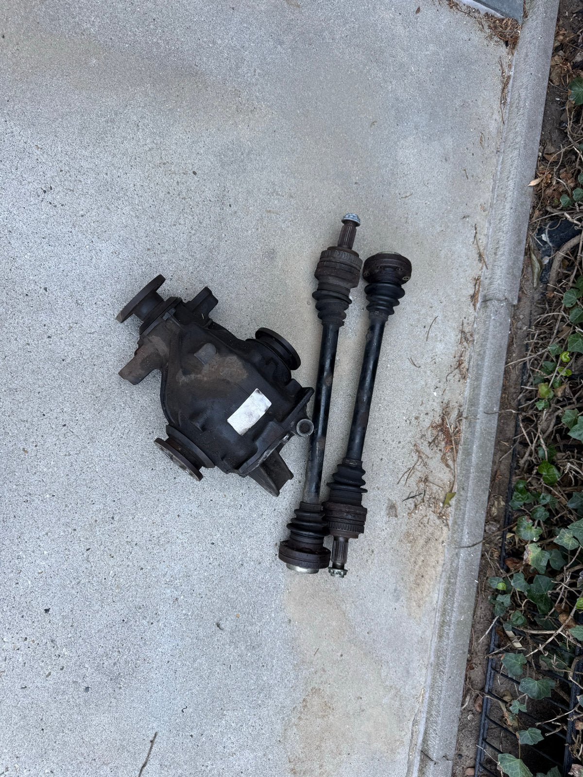 BMW E46 323i Differentieel met aandrijfassen, Ophalen, Gebruikt, BMW
