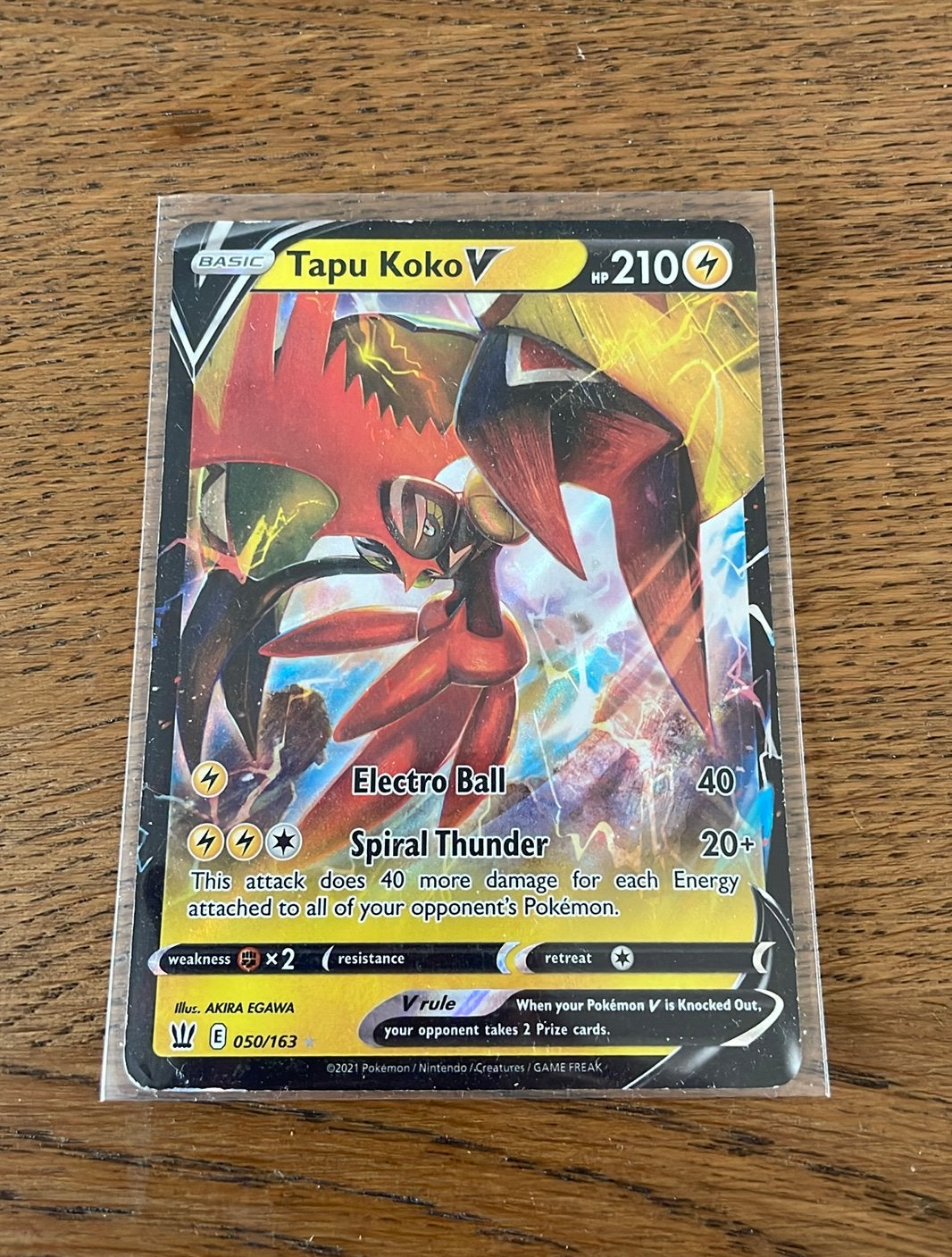 Tapu Koko V #050/163, Ophalen of Verzenden, Zo goed als nieuw