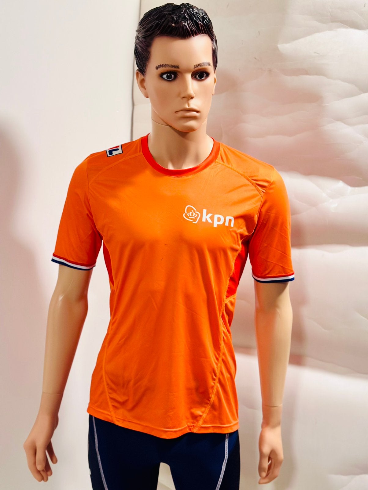 Sportshirt shirt hardloopshirt voetbalshirt maat L nederland, Maat 52/54 (L), Oranje, Ophalen of Verzenden, Zo goed als nieuw