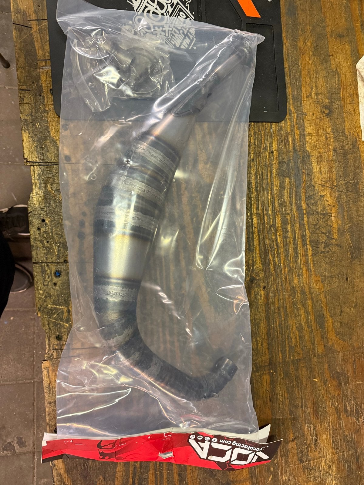 Nieuwe Voca uitlaat 70-80cc Honda HM AM6 Cre/Baja/Six/Derapa, Honda, Honda, Nieuw, Uitlaat