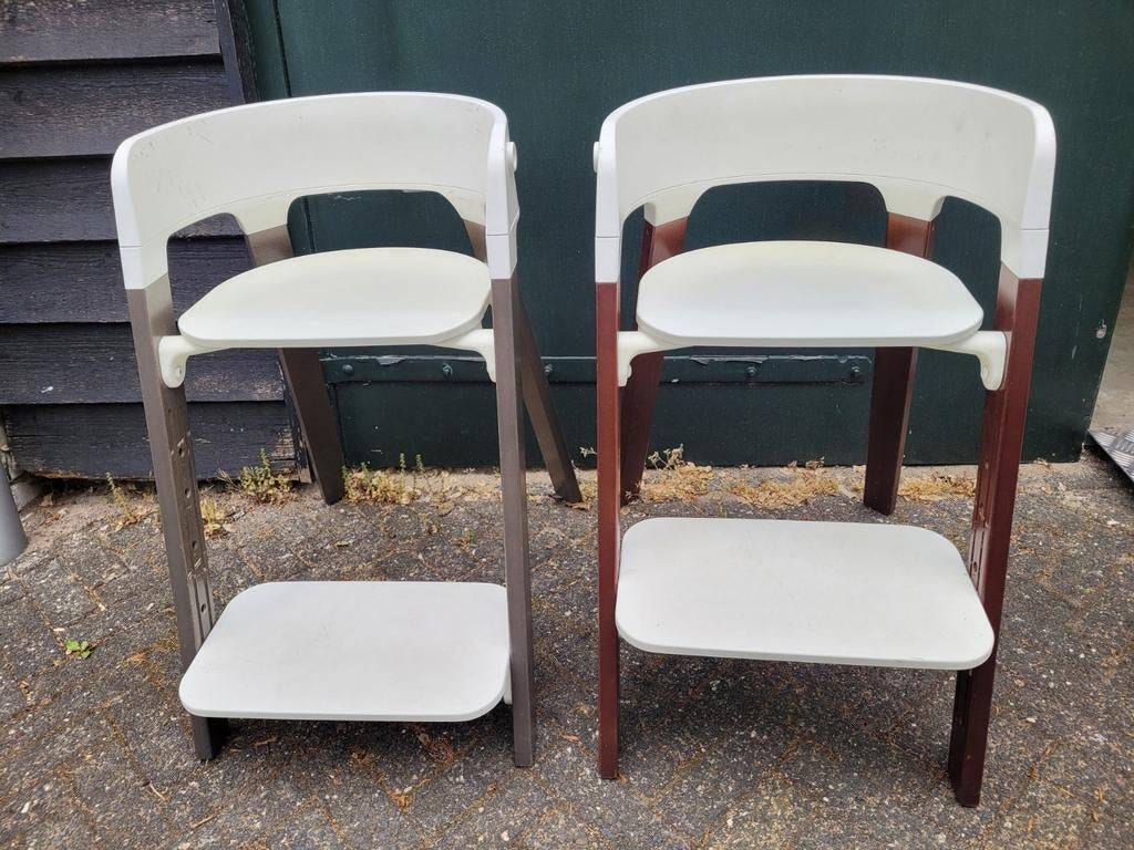 Stokke Step Nomi Meegroeistoelen, Set van 2, €24,50 per stuk, Kinderen en Baby's, Kinderstoelen, Ophalen, Gebruikt, Meegroeistoel