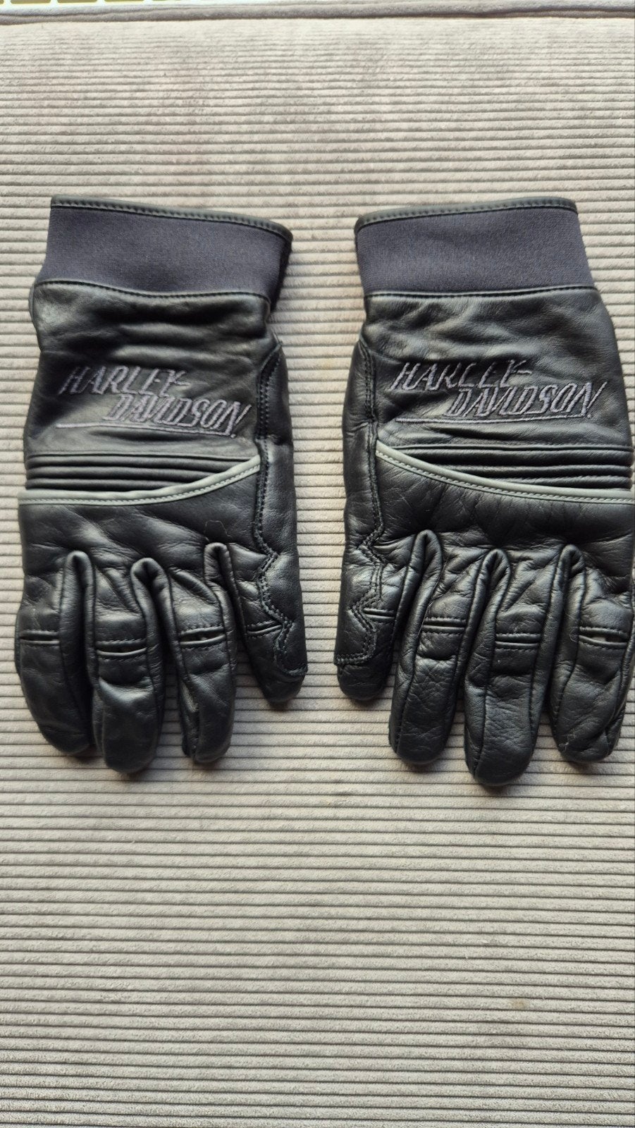 Harley-Davidson leren handschoenen L, Motoren, Ophalen of Verzenden, Tweedehands, Handschoenen