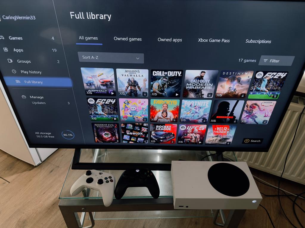 Xbox Series S, Spelcomputers en Games, Met 2 controllers, Ophalen of Verzenden, Zo goed als nieuw, 500 GB