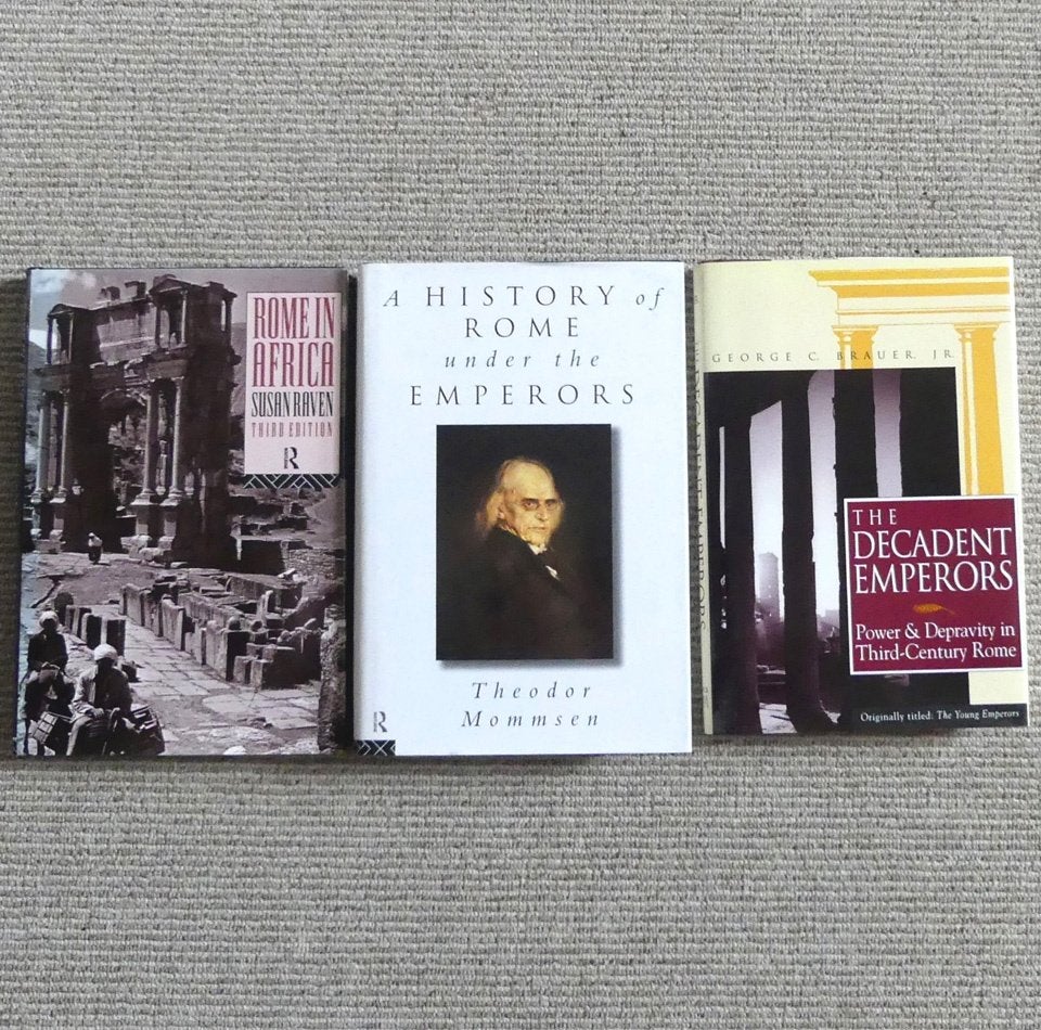 Rome in Africa Decadent Emperors History of Rome boeken, Gelezen, 14e eeuw of eerder, Theodor Mommsen, Europa