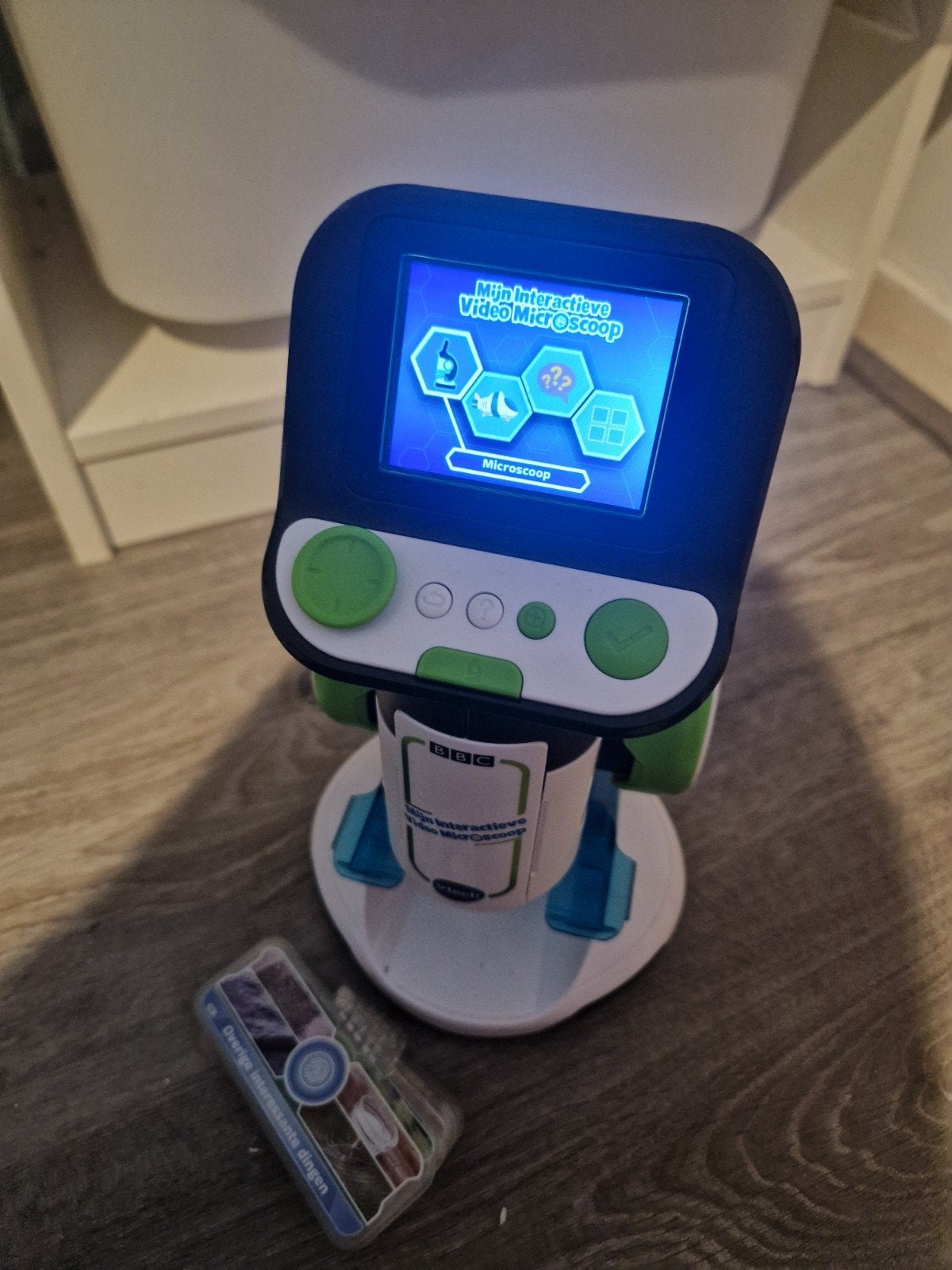 VTech Interactieve Video Microscoop met 9 Discs, Ophalen of Verzenden, Zo goed als nieuw, Elektronica