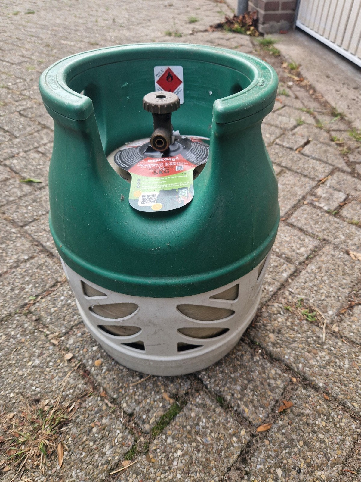 Benegas gasfles   18kg beschikbaar deze is vol, Ophalen of Verzenden, Gebruikt
