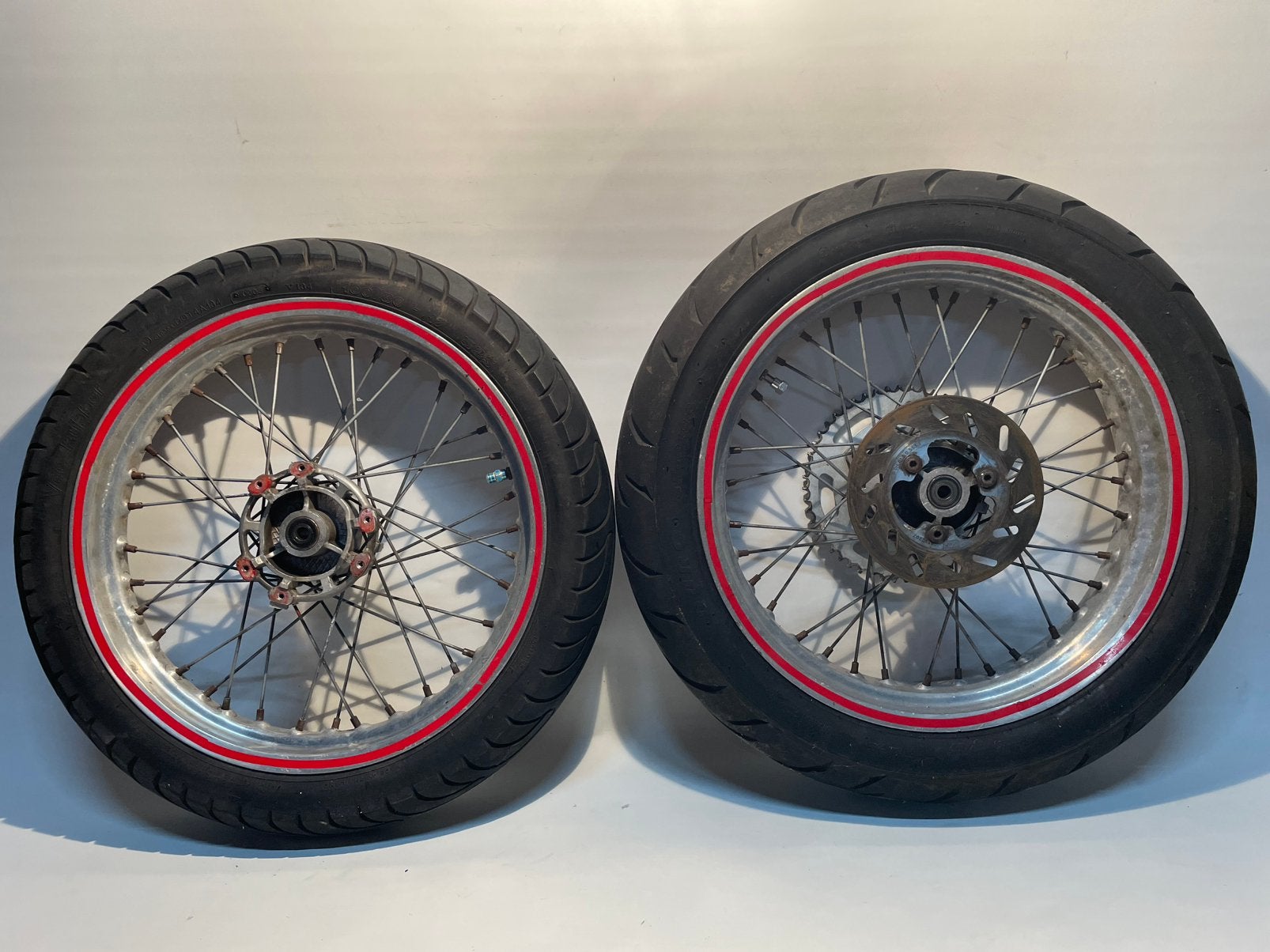 Derbi senda 17 inch set wielen, Gebruikt, Derbi, Derbi, Ophalen of Verzenden