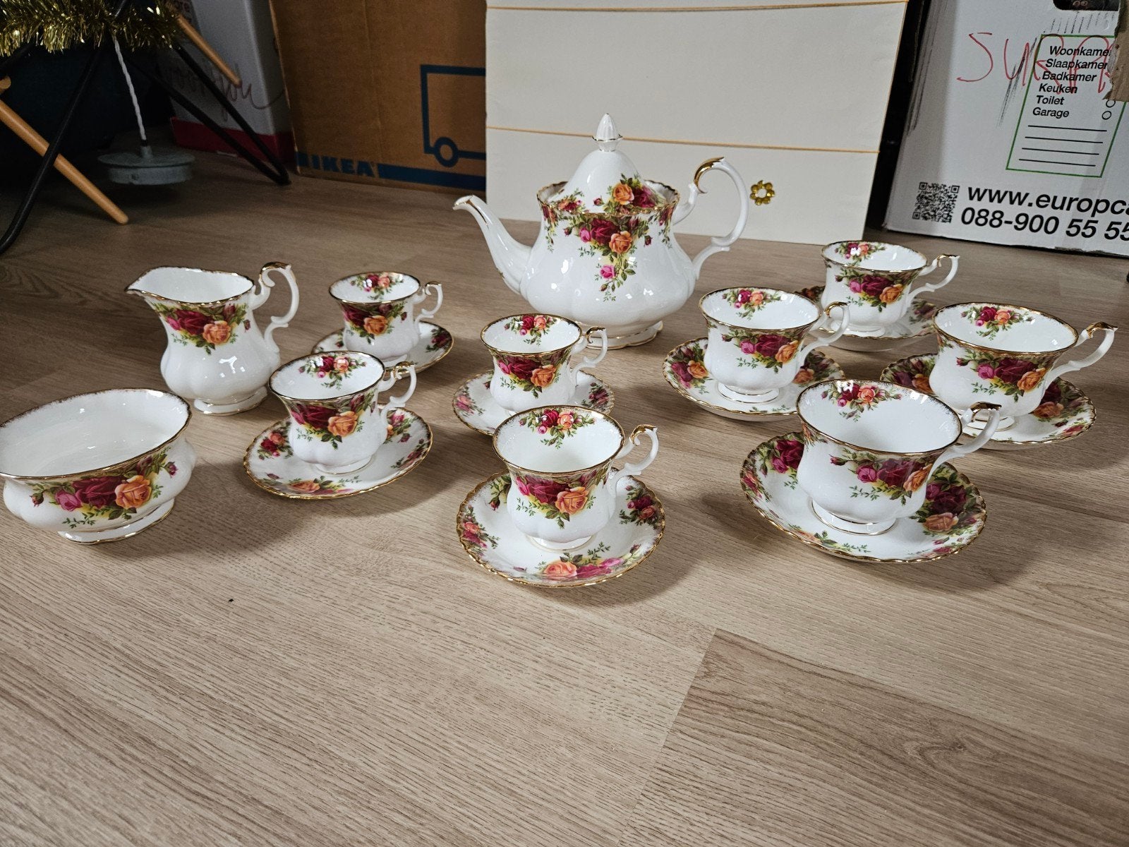 Royal Albert Old Country Roses theeservies - 20-delig, Ophalen