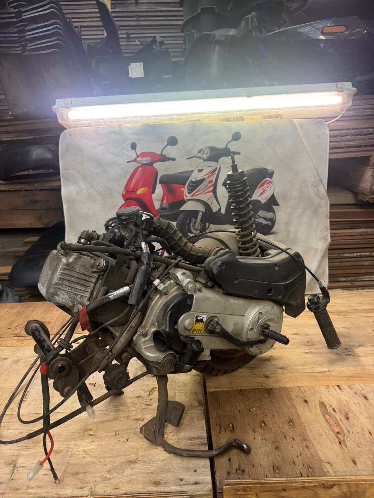 Zip 4takt 45kmp blok (1), Motoren, Tuning en Styling, Ophalen of Verzenden
