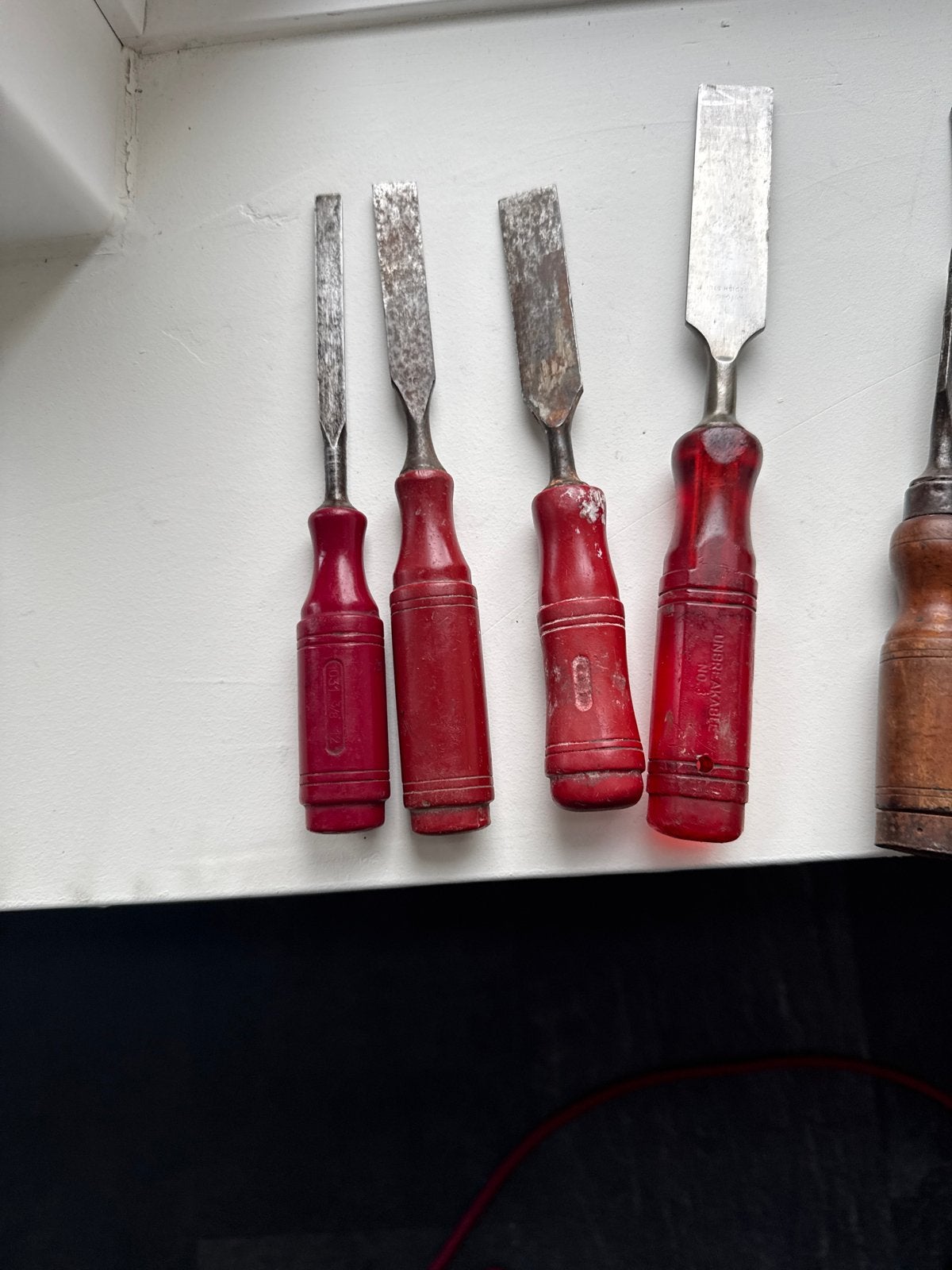 Set van diverse beitels - Vintage gereedschap, Ophalen