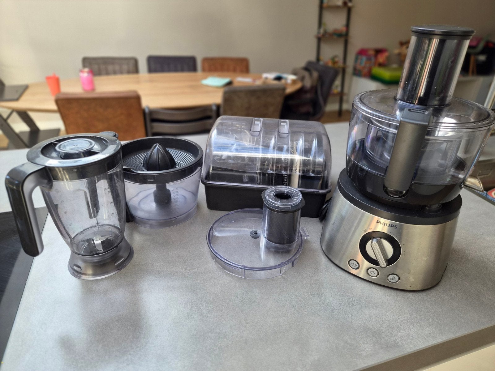 Philips HR776/777/778 Keukenmachine - Zo goed als nieuw, Ophalen, Zo goed als nieuw, 3 snelheden of meer
