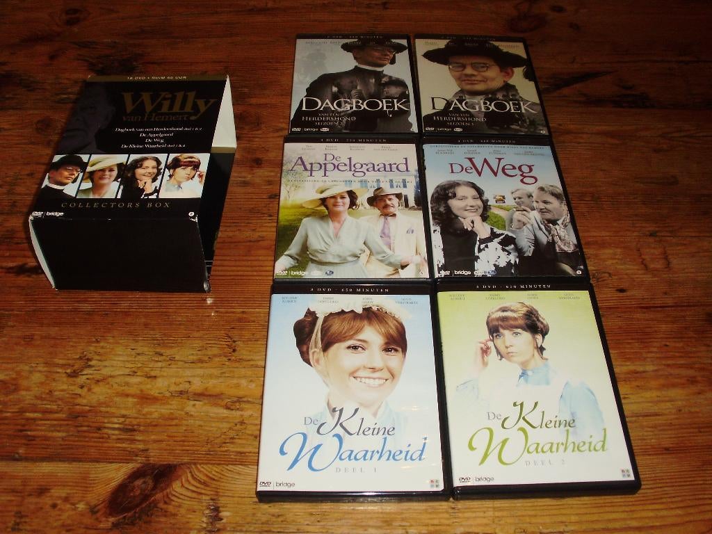 Willy van Hemert BOX DVD Herdershond Weg Appelgaard Waarheid, Alle leeftijden, Ophalen of Verzenden, Gebruikt, Drama