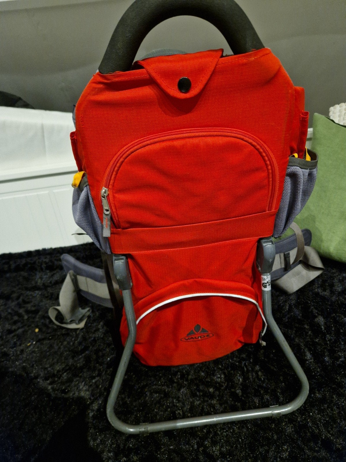 Vaude Draagrugzak - Comfortabel en Veilig voor Kind en Ouder, Overige typen, Zo goed als nieuw, Rug, Ophalen