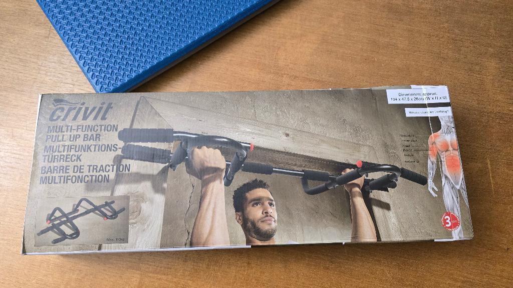 Multifunctioneel deurrek - pull / push up bar, Ophalen of Verzenden, Nieuw, Oprekstang