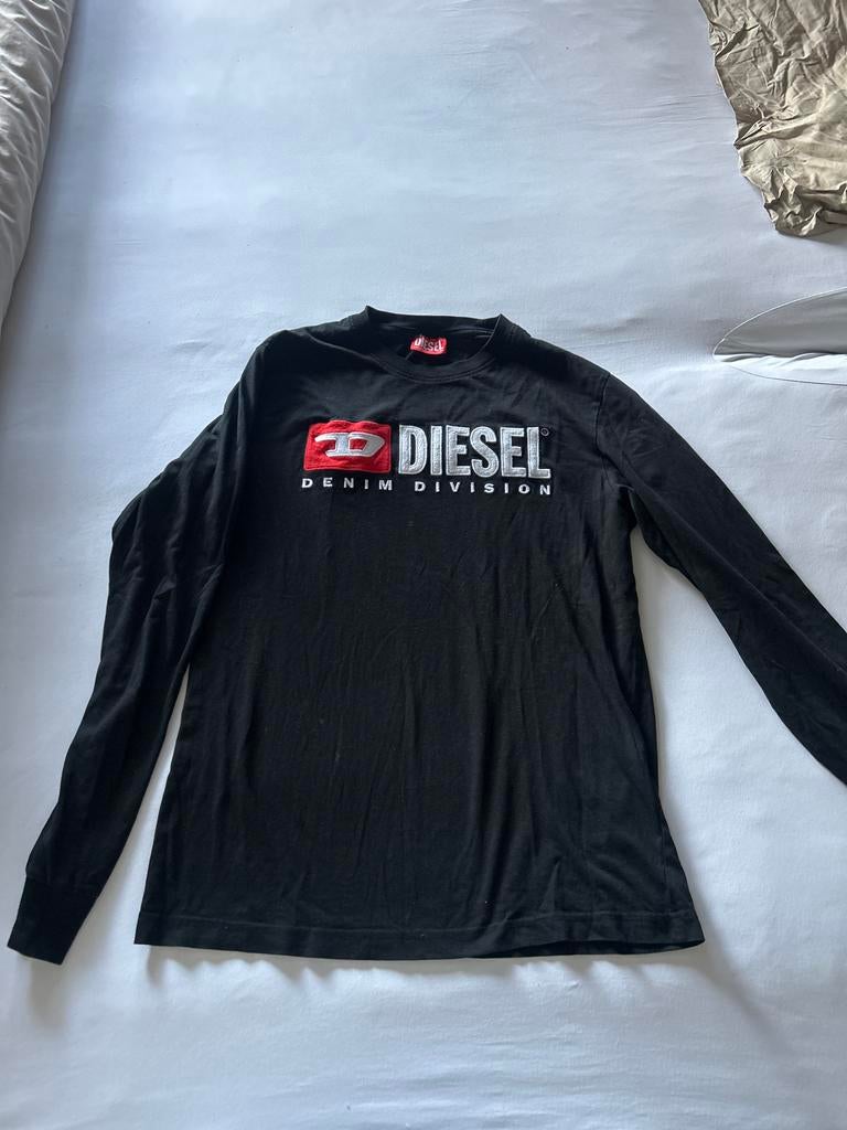 Diesel longsleeve, Kleding | Heren, T-shirts, Ophalen of Verzenden, Gedragen, Maat 52/54 (L), Zwart