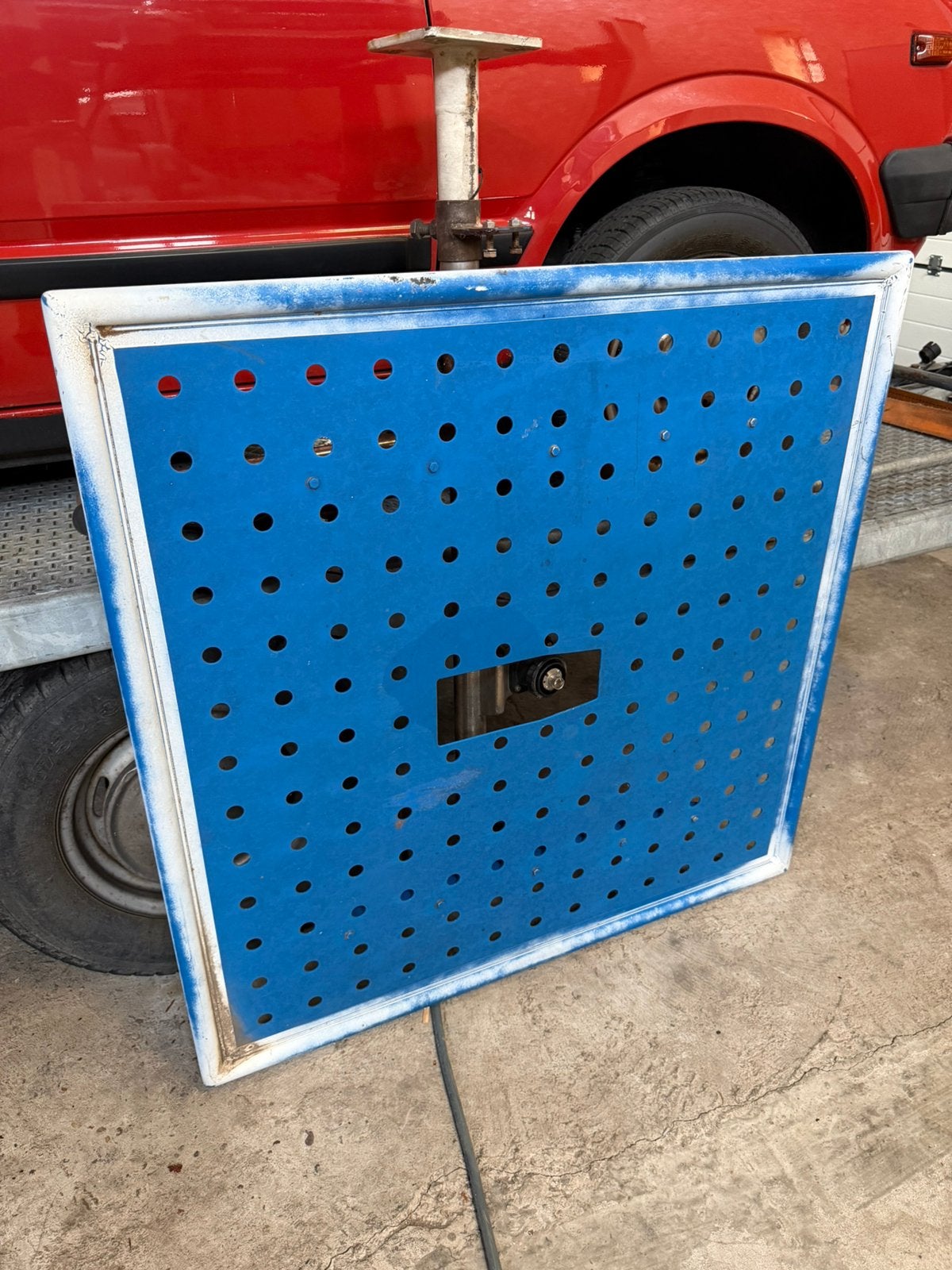 Blauw bord, Ophalen of Verzenden, Zo goed als nieuw, Motorboot