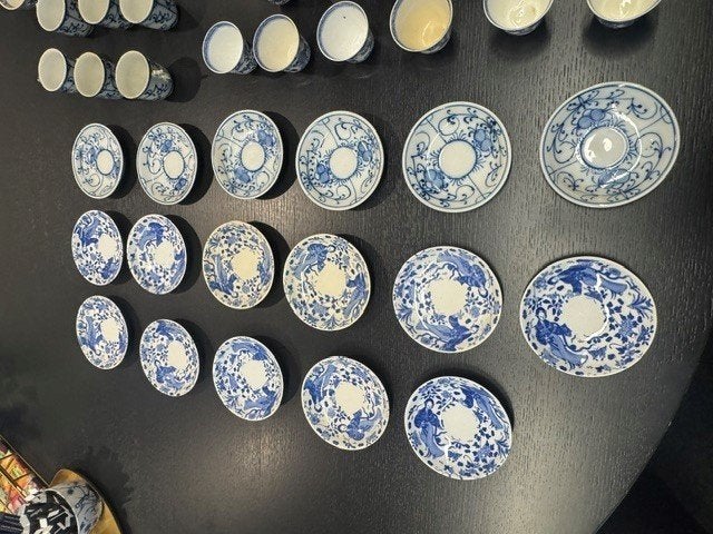 Porselein servies, Huis en Inrichting, Keuken | Servies, Ophalen, Gebruikt, Overige stijlen, Porselein