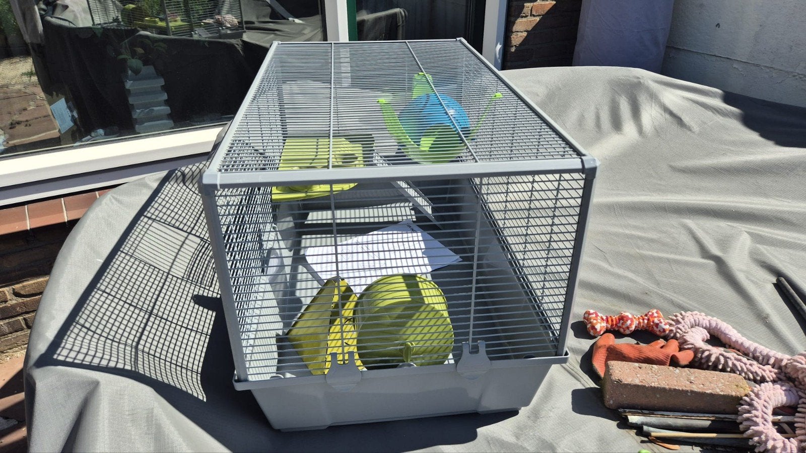 hamster/ratten kooi ZSMW!!, Kooi, Minder dan 75 cm, Zo goed als nieuw, Hamster