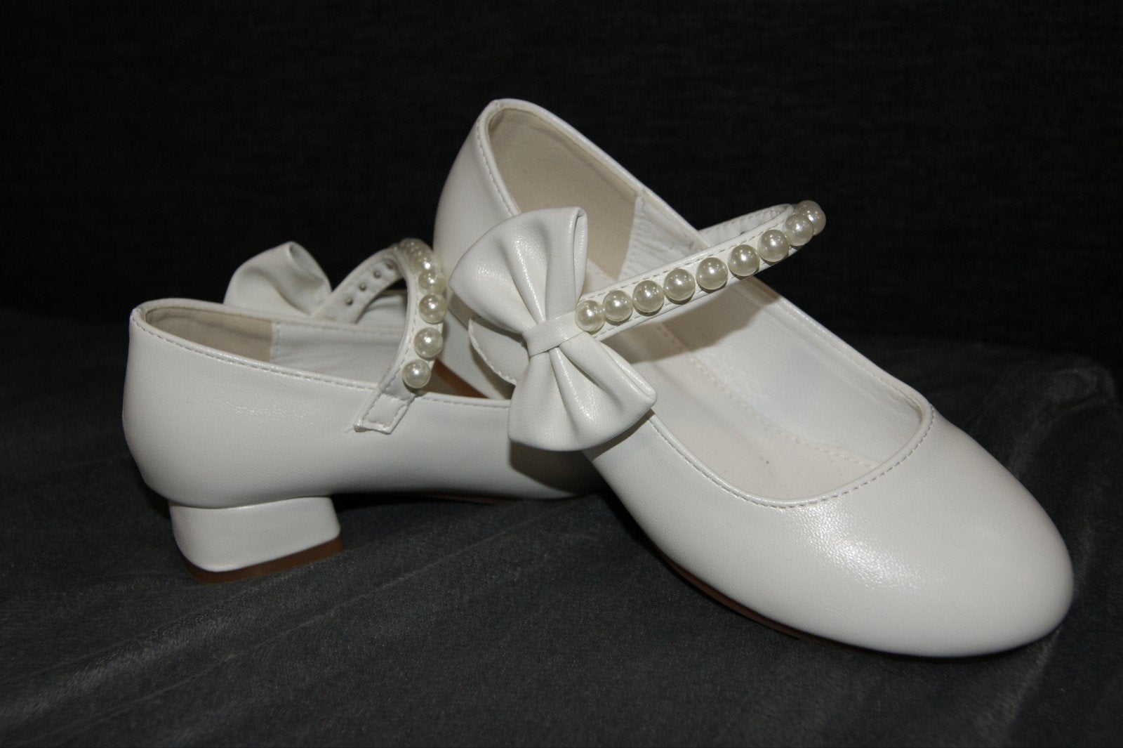 Elegante Witte Jurk met Schoenen Maat 31, Kinderen en Baby's, Kinderkleding | Overige, Zo goed als nieuw, Meisje, Ophalen of Verzenden