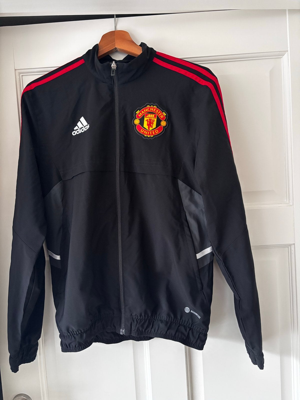 Adidas Manchester United Trainingspak - Maat XS, Ophalen of Verzenden, Zo goed als nieuw, Maat 34 (XS) of kleiner, Zwart