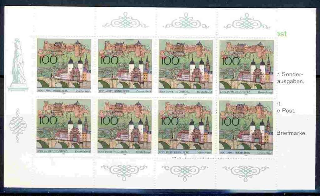 Duitsland postzegelboekje 33 1996 postfris, Postzegels en Munten, Ophalen of Verzenden, BRD, Postfris