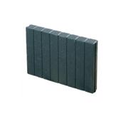 19 stuks borderrand / zwarte pallissaderanden 50 cm breed, Ophalen, 25 tot 50 cm, Overige typen, Zo goed als nieuw