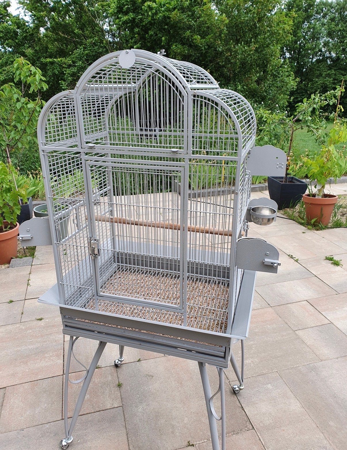 Vogelkooi geschikt voor alle typen vogels, Ophalen, Metaal, Vogelkooi