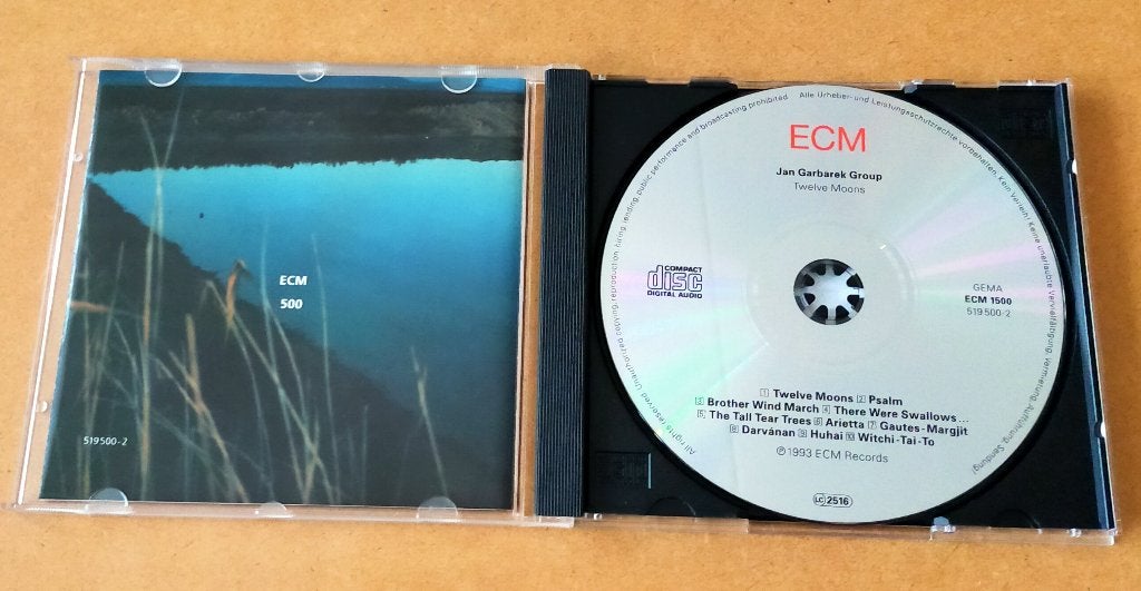 Jan Garbarek Group - Twelve Moons CD 1993 ECM, Cd's en Dvd's, Ophalen of Verzenden, Zo goed als nieuw, Jazz