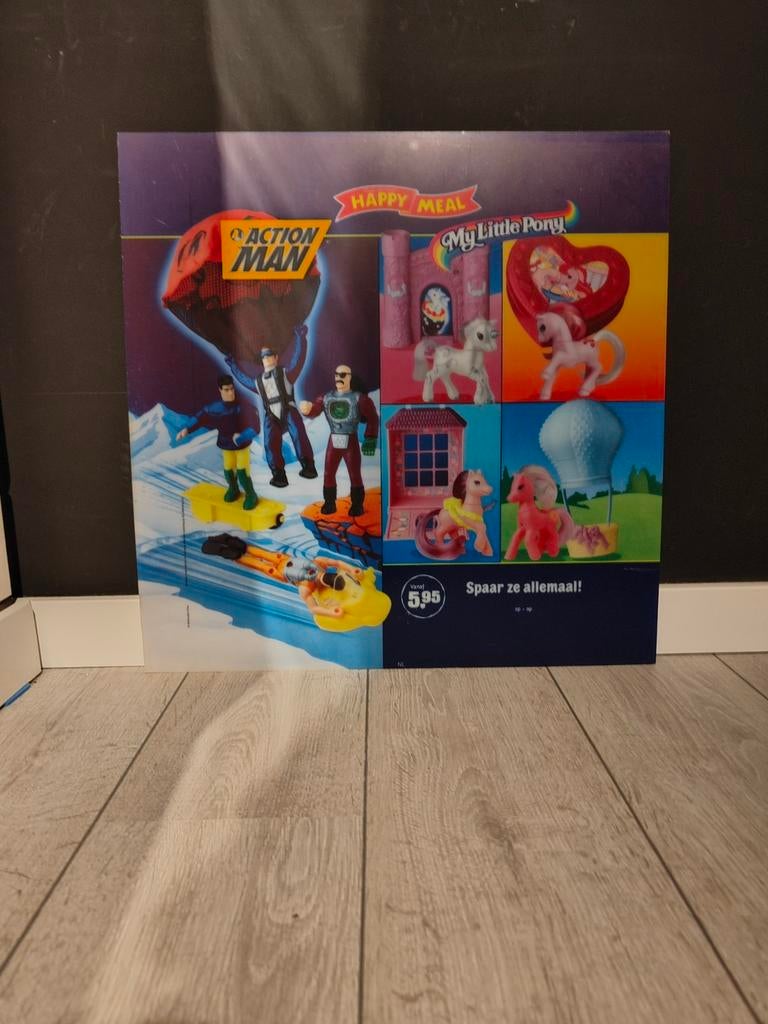 Vintage McDonald’s Happy Meal Action Man & My Little Pony Di, Ophalen of Verzenden