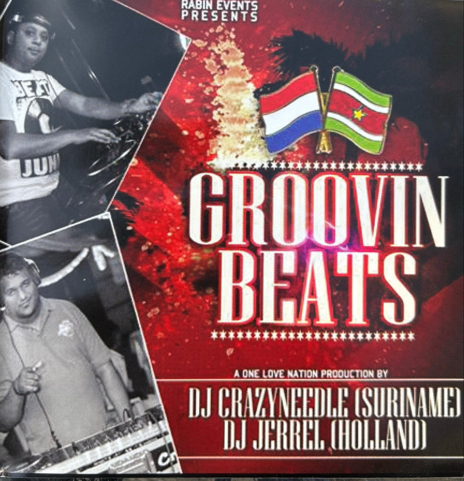 Groovin Beats CD - DJ Crazyneedle (Suriname) & DJ Jerrel (Ho, Cd's en Dvd's, Verzenden, Zo goed als nieuw, Dance, Album