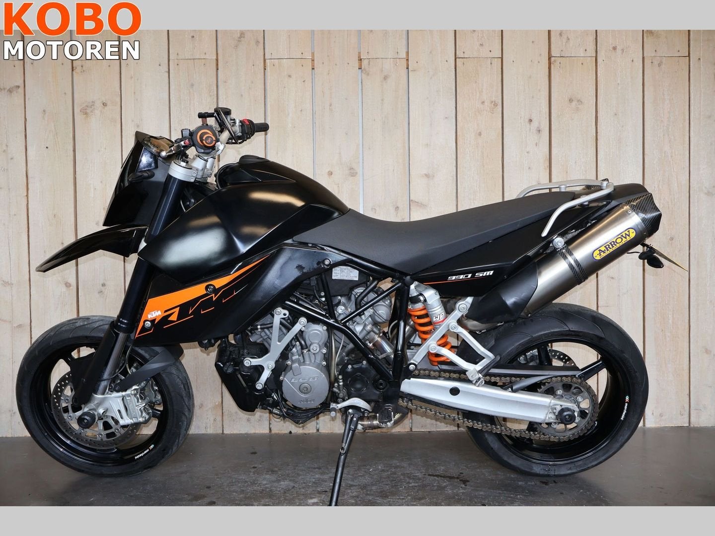 KTM 990 SUPERMOTO (bj 2010), 2 cilinders, KTM, Motorrijbewijs A, Bedrijf