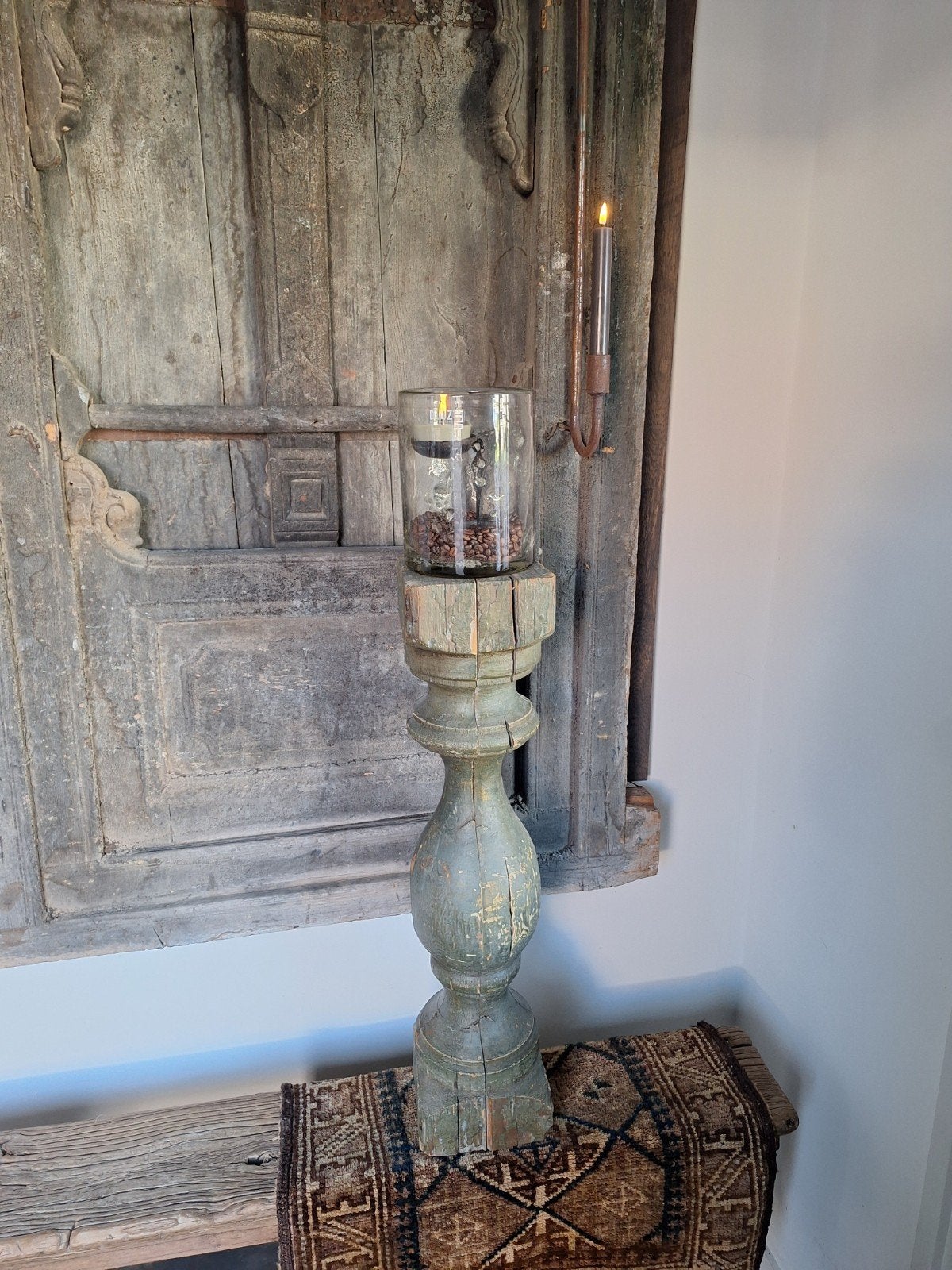 houten baluster,ornament,pilaar.sober, landelijk,AuraPeeperk, Ophalen of Verzenden