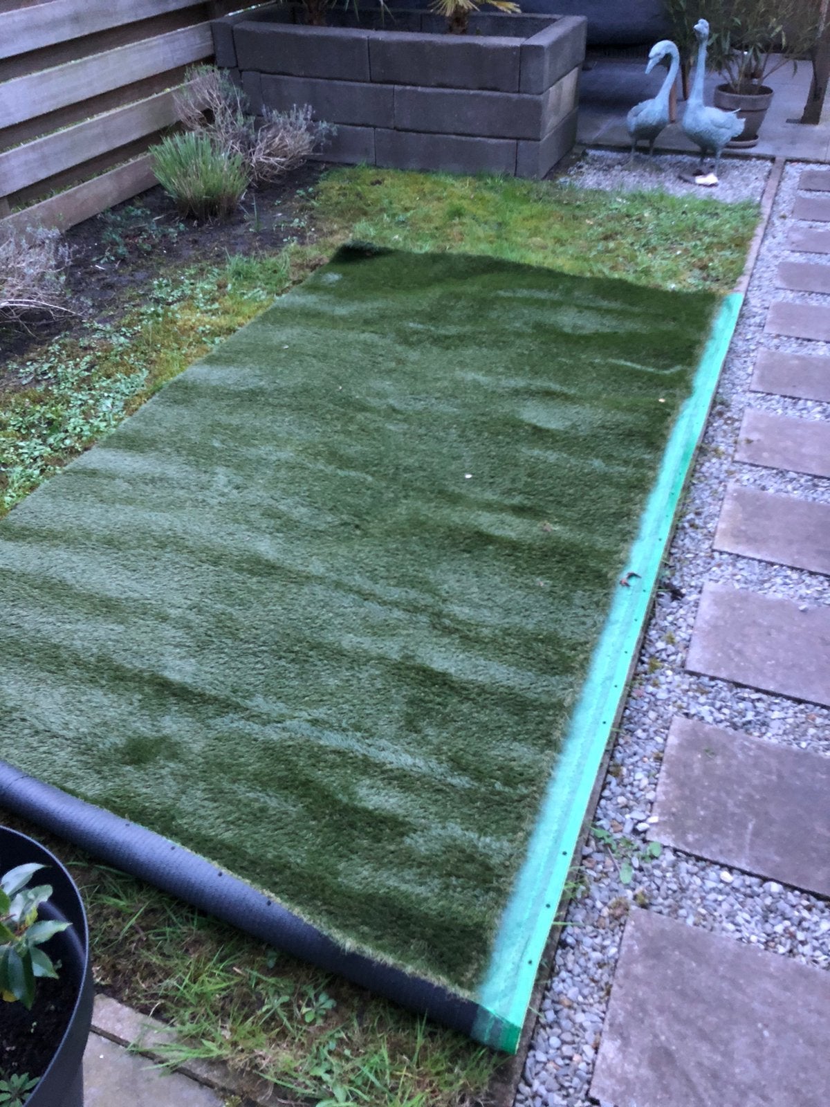 Kunstgras, Tuin en Terras, Vijvers, Ophalen, Zo goed als nieuw