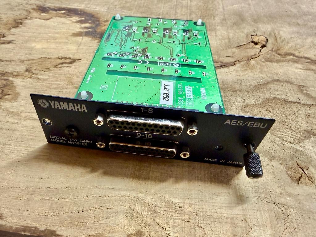 Yamaha MY16-AES UBU, Muziek en Instrumenten, Mengpanelen, Ophalen of Verzenden, Zo goed als nieuw, 10 tot 20 kanalen