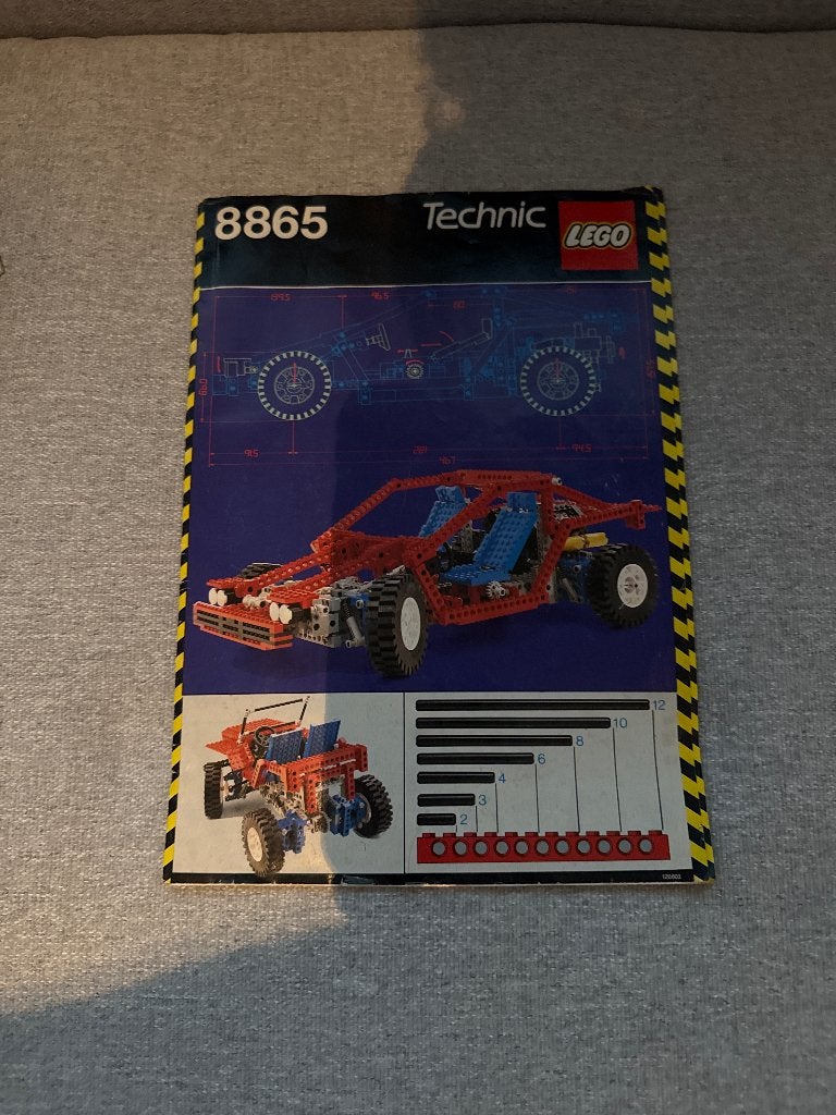 8865 technisch Lego auto, Ophalen of Verzenden