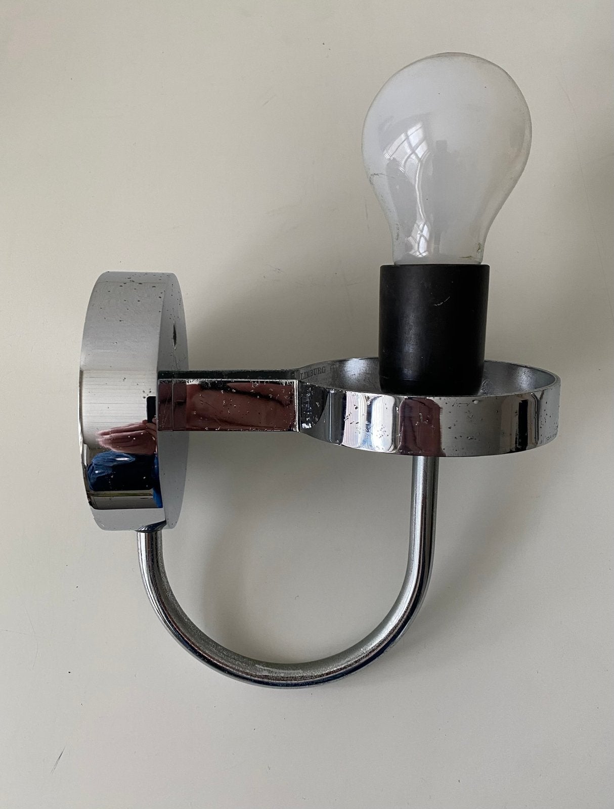 Space Age glazen wandlamp Glashutte Limburg, Gebruikt, Duitsland, Glashutte Limburg, Ophalen of Verzenden