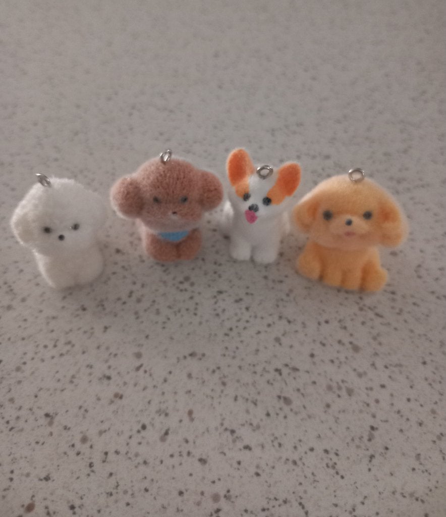Honden pluche bedels, Ophalen of Verzenden, Nieuw, Bedel