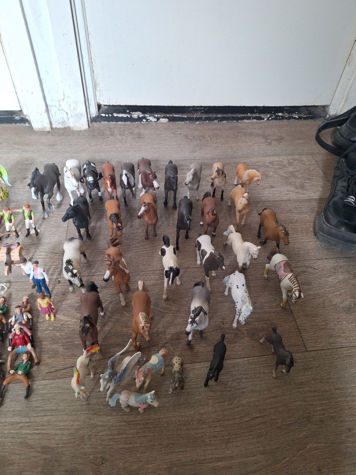 Grote collectie Schleich paarden en accessoires, Ophalen