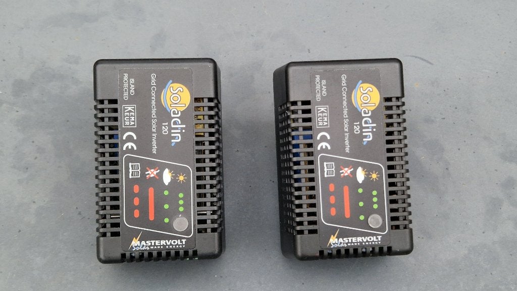 Mastervolt Soladin 120/54 omvormers (2x), Ophalen of Verzenden, Gebruikt, Overige merken, Overige typen
