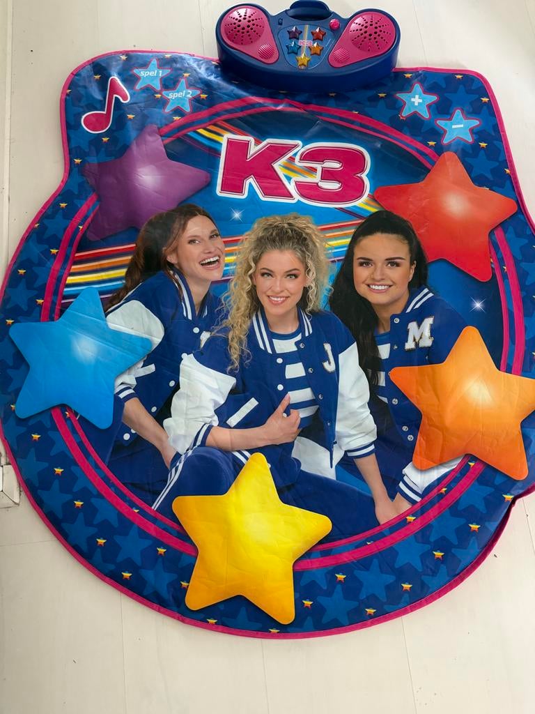 K3 Dansmat met muziek en spelletjes, Ophalen, Zo goed als nieuw, Met licht