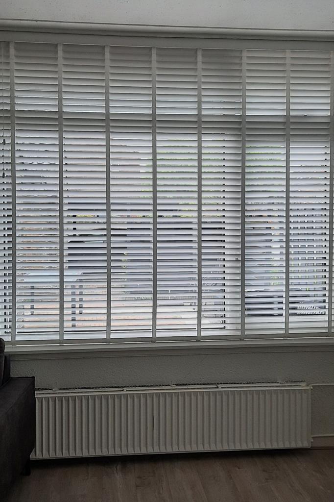 Pvc jaloezie met ladderband, Ophalen, Zo goed als nieuw, 200 cm of meer