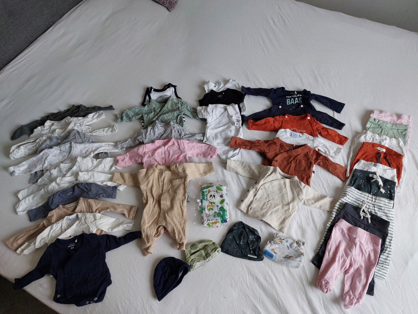 Grote set prematuurkleding maat 44 pakket, Jongetje of Meisje, Ophalen of Verzenden, Zo goed als nieuw, Setje