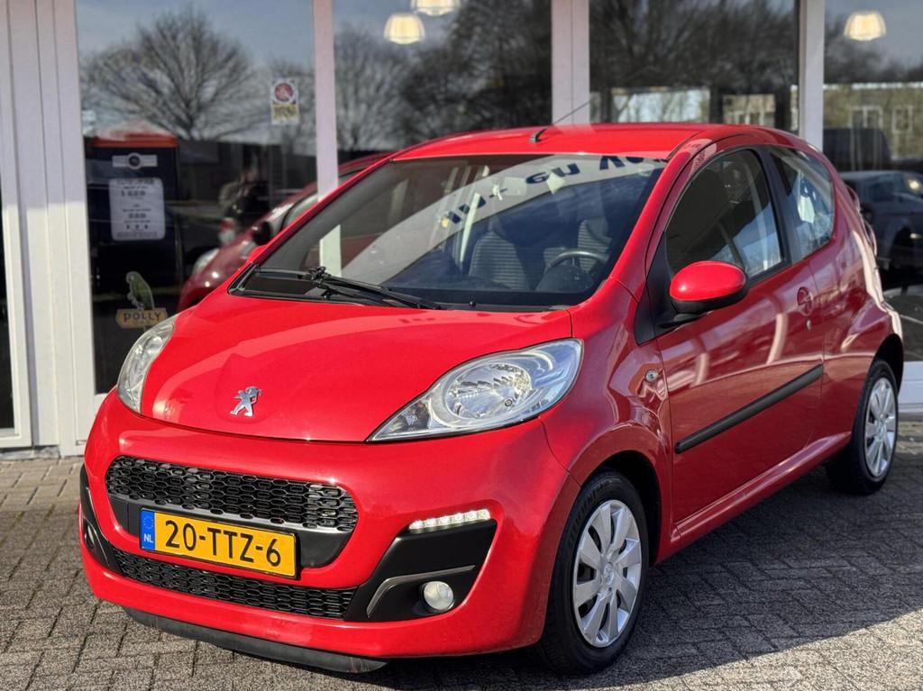 Peugeot 107 1.0 Active AUTOMAAT!, AIRCO, CPV,Elek pakket,, Auto's, Peugeot, Euro 5, Stof, Gebruikt, Zwart