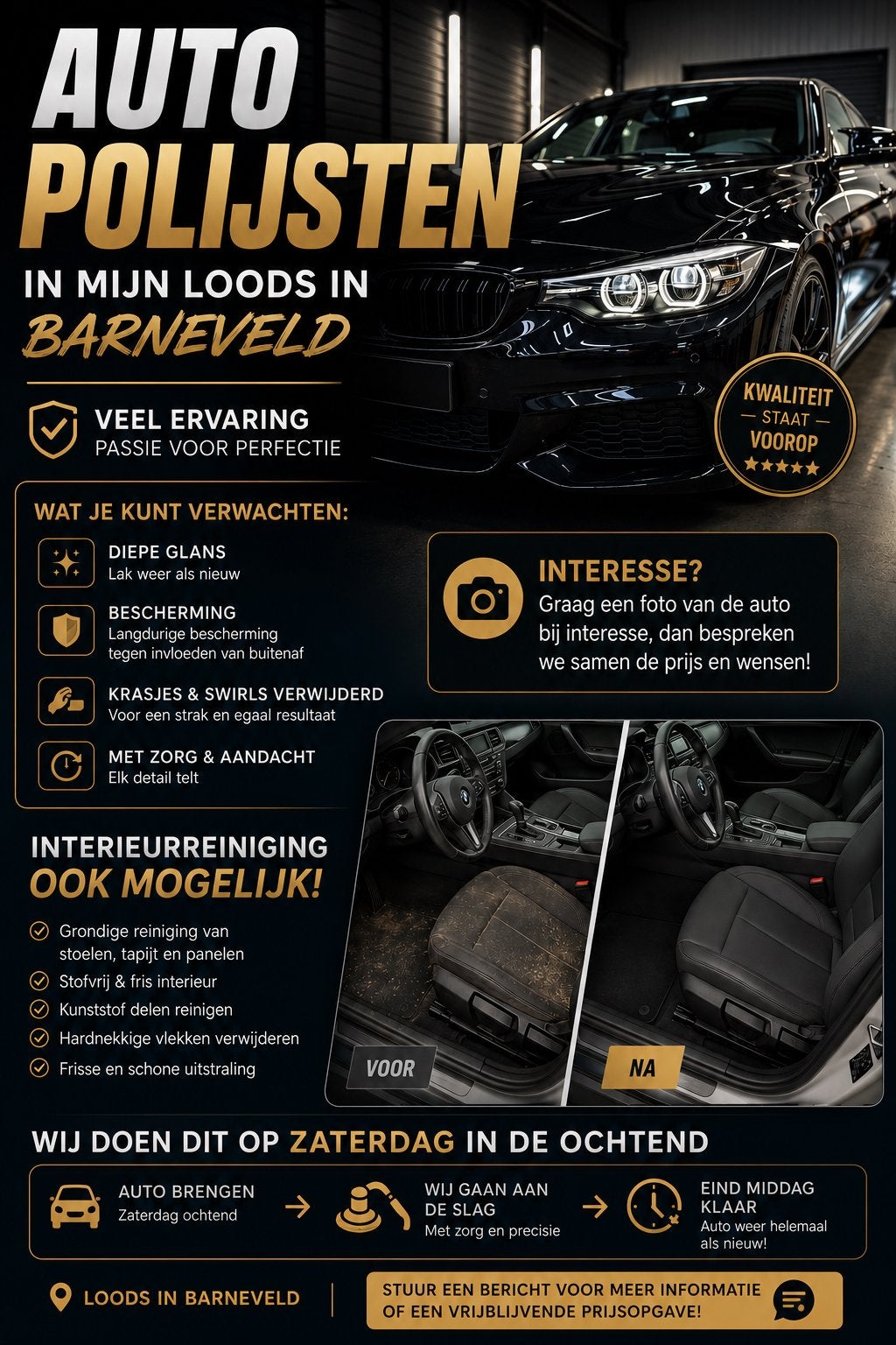 Auto’s polijsten, Ophalen