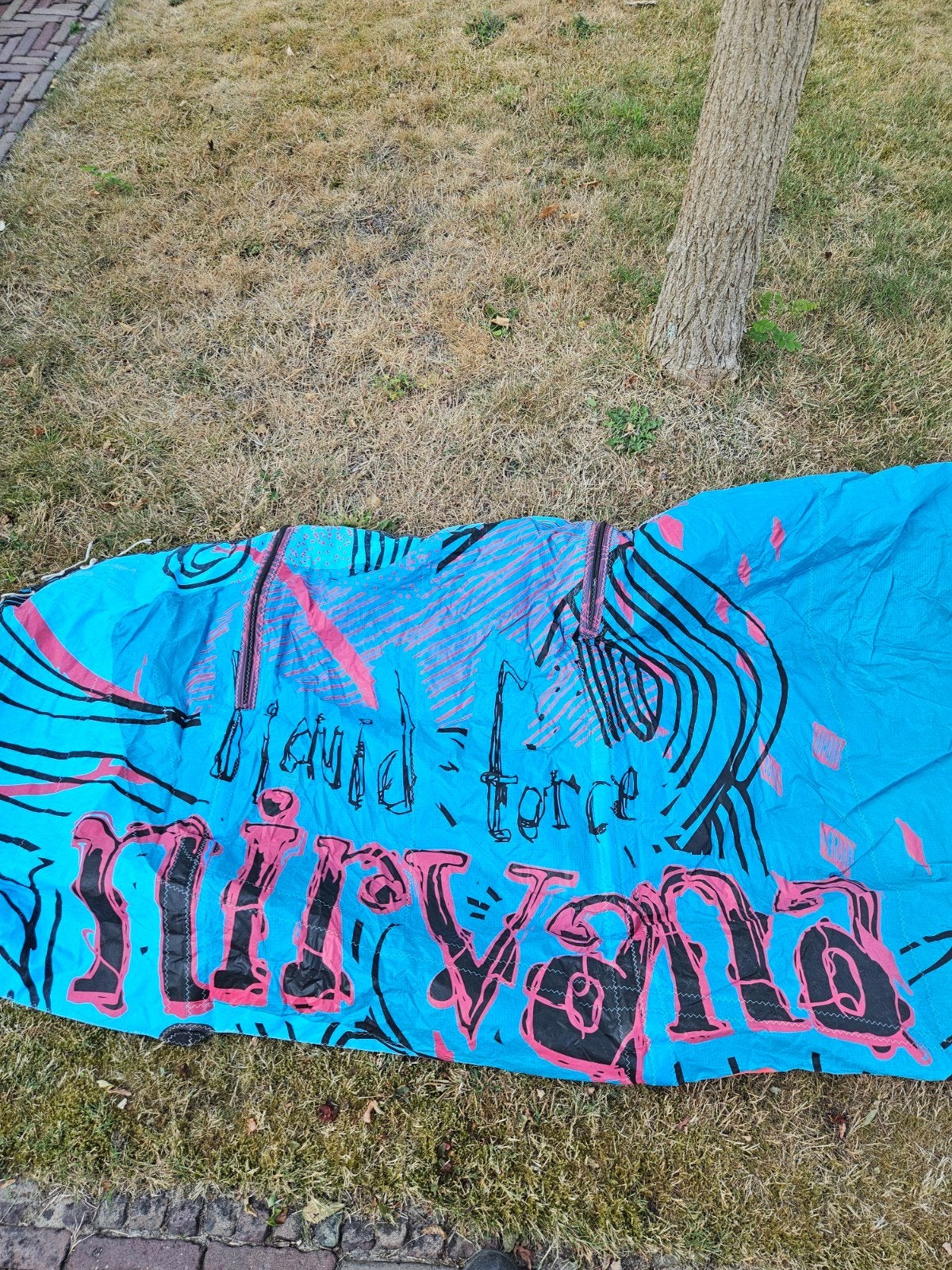 Complete kitesurf set: Liquid Force Nirvana 9m board, trape, Watersport en Boten, Kitesurfen, Ophalen, Gebruikt, Kitesurf-set