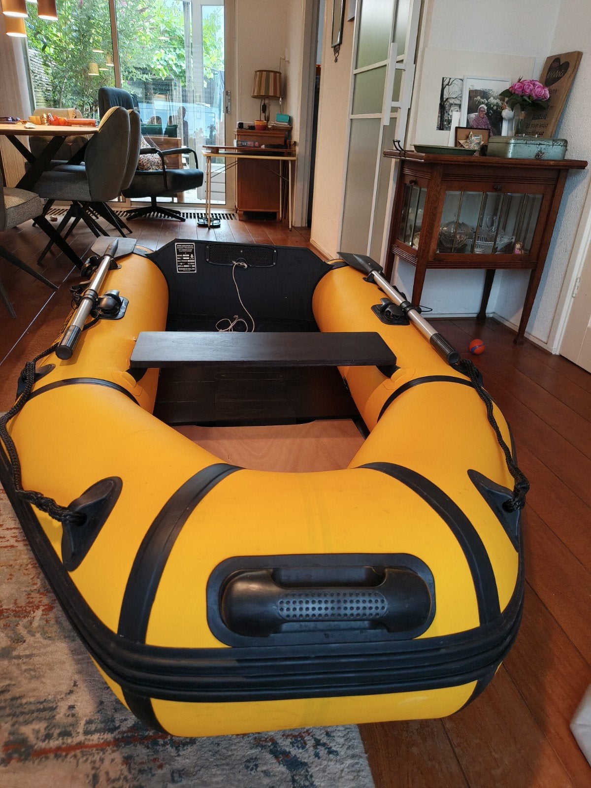 Aquaparx RIB 230 rubberboot met elektrische motor, Watersport en Boten, Rubberboten, Ophalen, PVC, Elektrisch, Inclusief motor