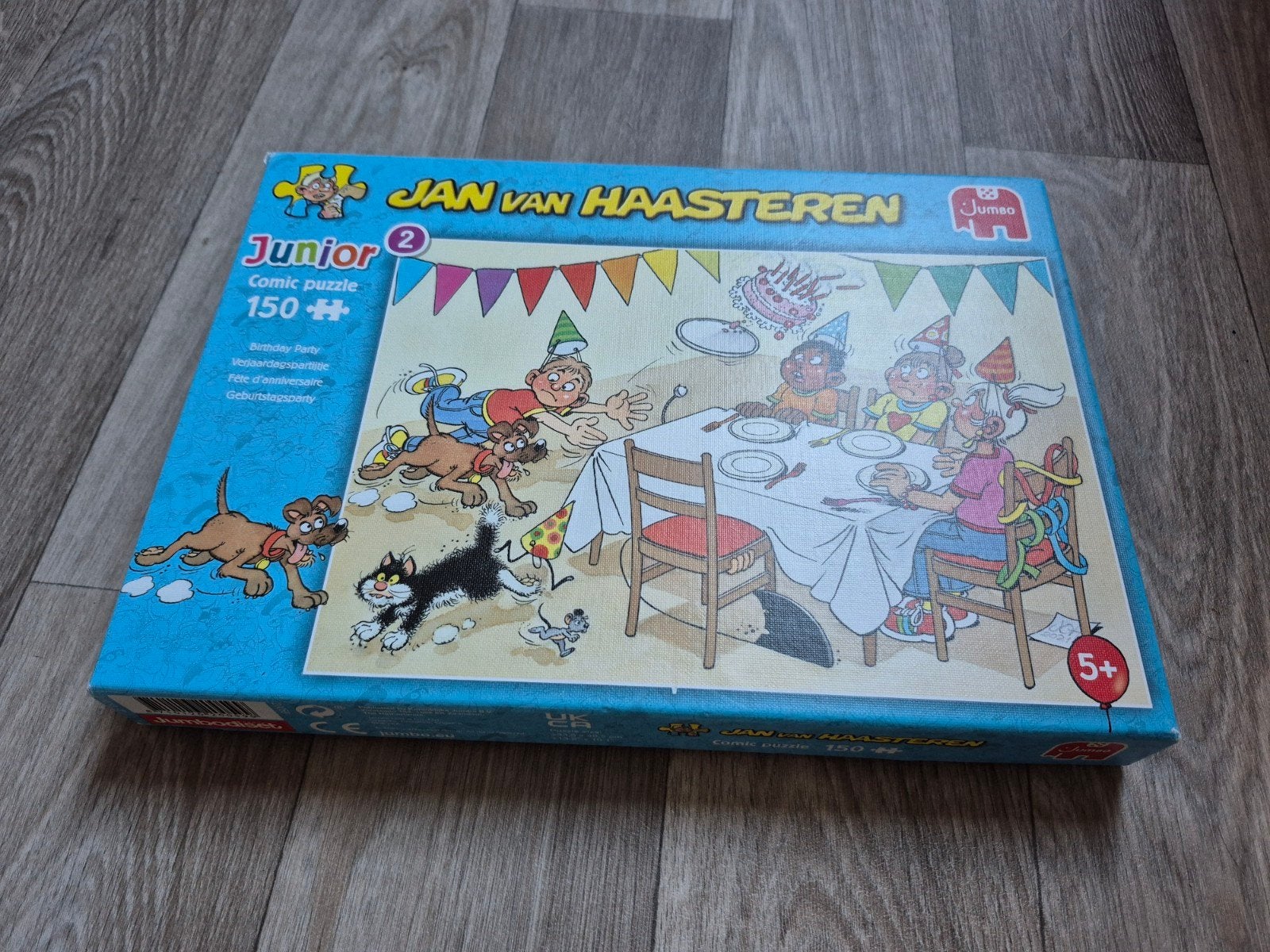 Jan van Haasteren Junior 150 stukjes - Verjaardagsfeest, Ophalen, Minder dan 500 stukjes, Gebruikt, Legpuzzel