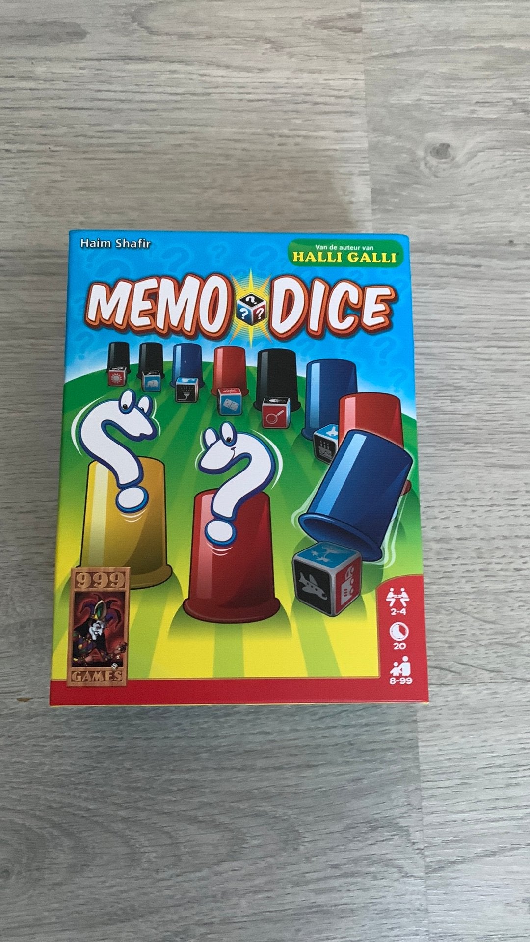 Nieuw Halli Galli Memo Dice spel 999 games, Een of twee spelers, Ophalen of Verzenden, Nieuw